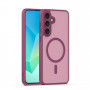iLike Mag Matt puzdro pre Samsung Galaxy A16 4G / A16 5G / A17 4G / A17 5G s veľkým výrezom pre fotoaparát, bordové