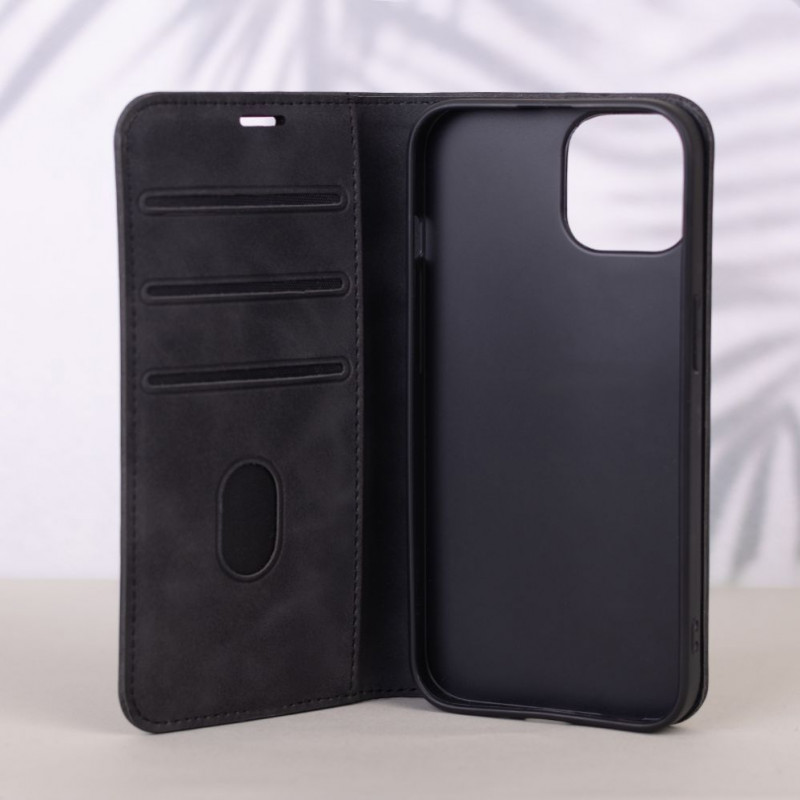 TFO Smart Suede puzdro pre iPhone 17 Pro Max 6,9 / iPhone 18 Pro Max 6,9, čierne