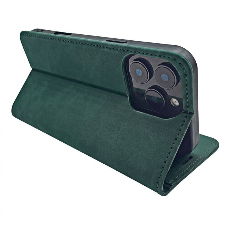 TFO Smart Suede puzdro pre iPhone 17 Pro Max 6,9 / iPhone 18 Pro Max 6,9, zelené