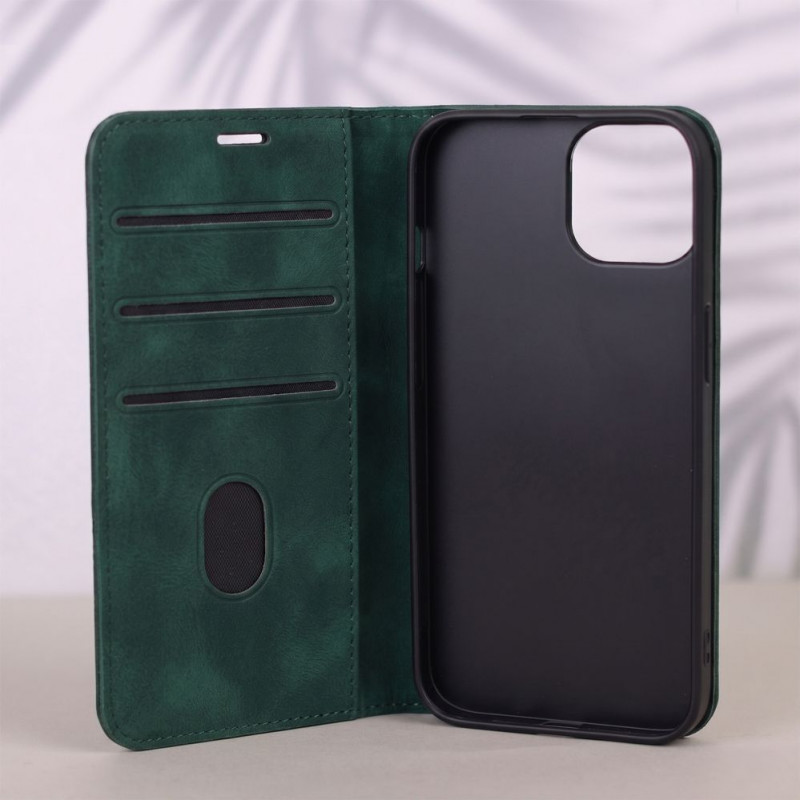 TFO Smart Suede puzdro pre iPhone 17 Pro Max 6,9 / iPhone 18 Pro Max 6,9, zelené