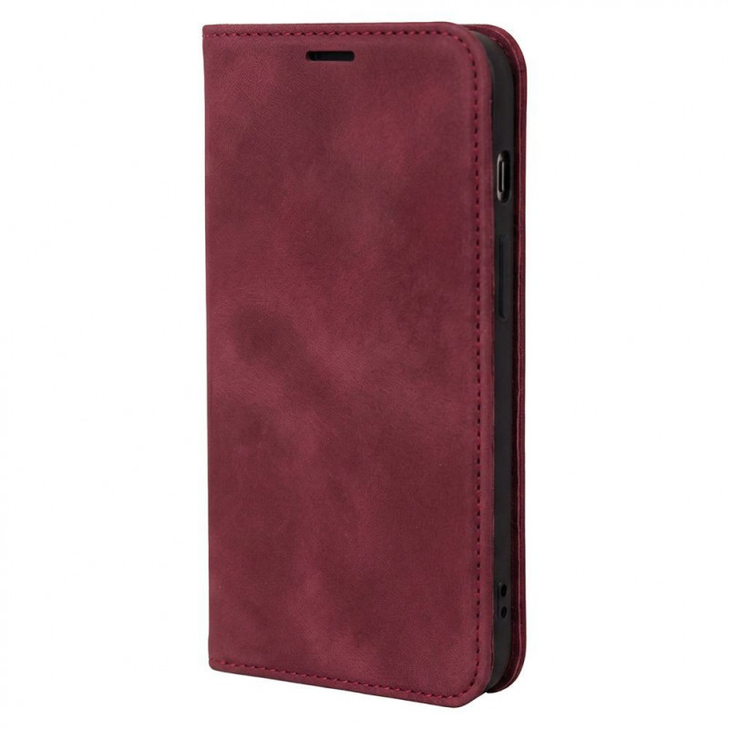 TFO Smart Suede puzdro pre iPhone 17 Pro 6,3 / iPhone 18 Pro 6,3, bordové