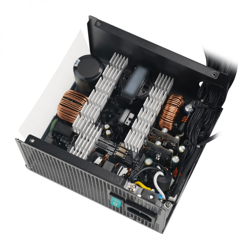 DeepCool PL750D R-PL750D-FC0B-EU napájací zdroj, 750 W, 20+4 pin ATX, čierny