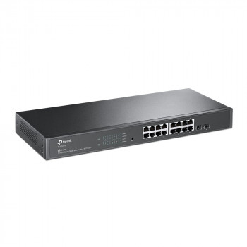 TP-Link JetStream TL-SG2218 spravovateľný sieťový prepínač L2/L2+ Gigabit Ethernet, 1U, čierny