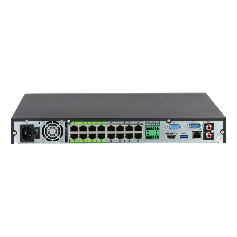 Dahua NVR5232-16P-EI2 sieťový videorekordér IP, 32 kanálov, 16 PoE, WizSense