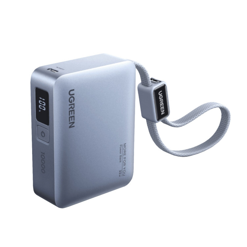 Ugreen PB584 powerbanka 10000 mAh, sivá