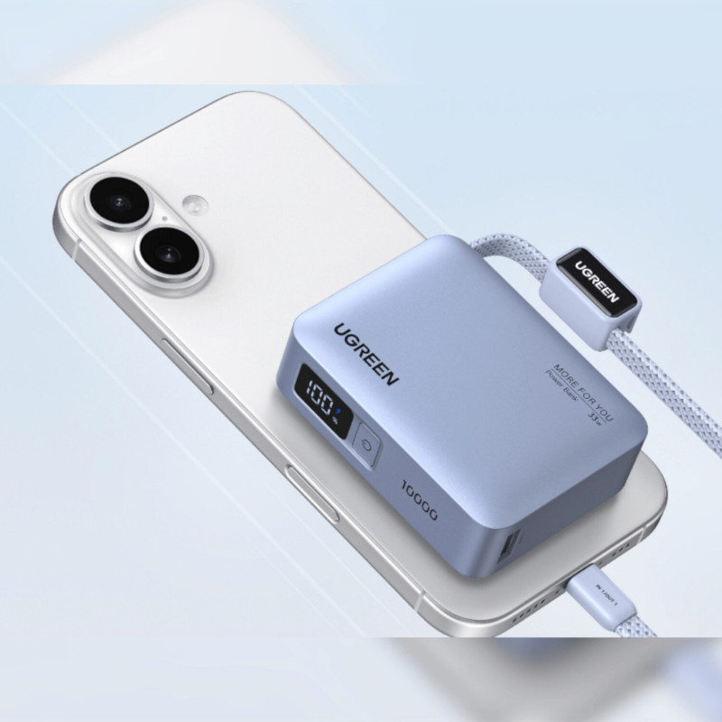 Ugreen PB584 powerbanka 10000 mAh, sivá