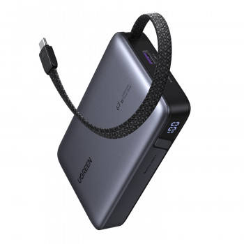 Ugreen PB550 powerbanka, 20000 mAh, sivá