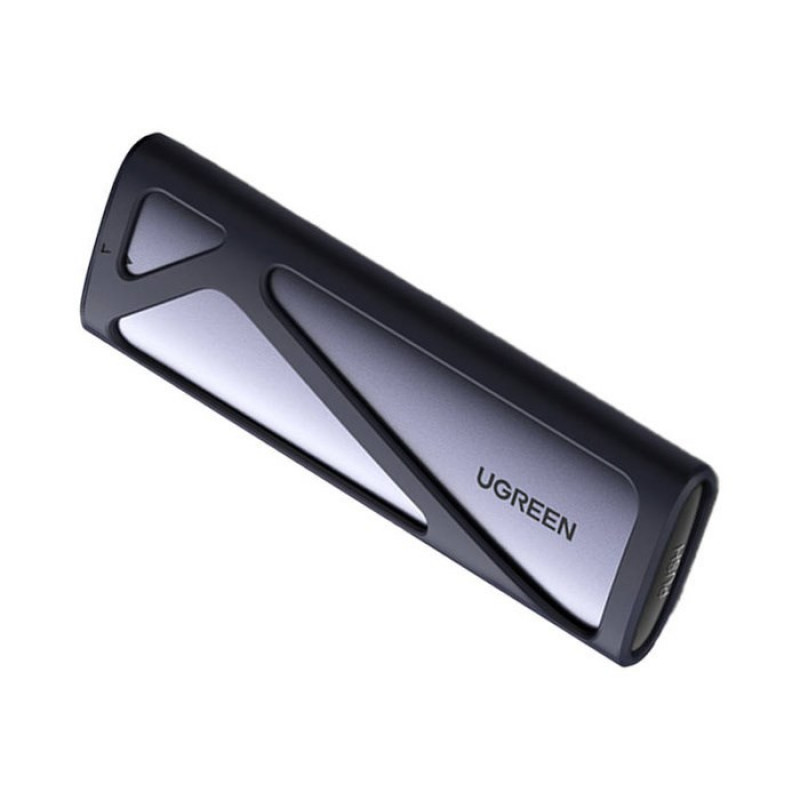 Ugreen CM400 90264 externý box na M.2 SSD, USB 3.2 Gen 2, sivý