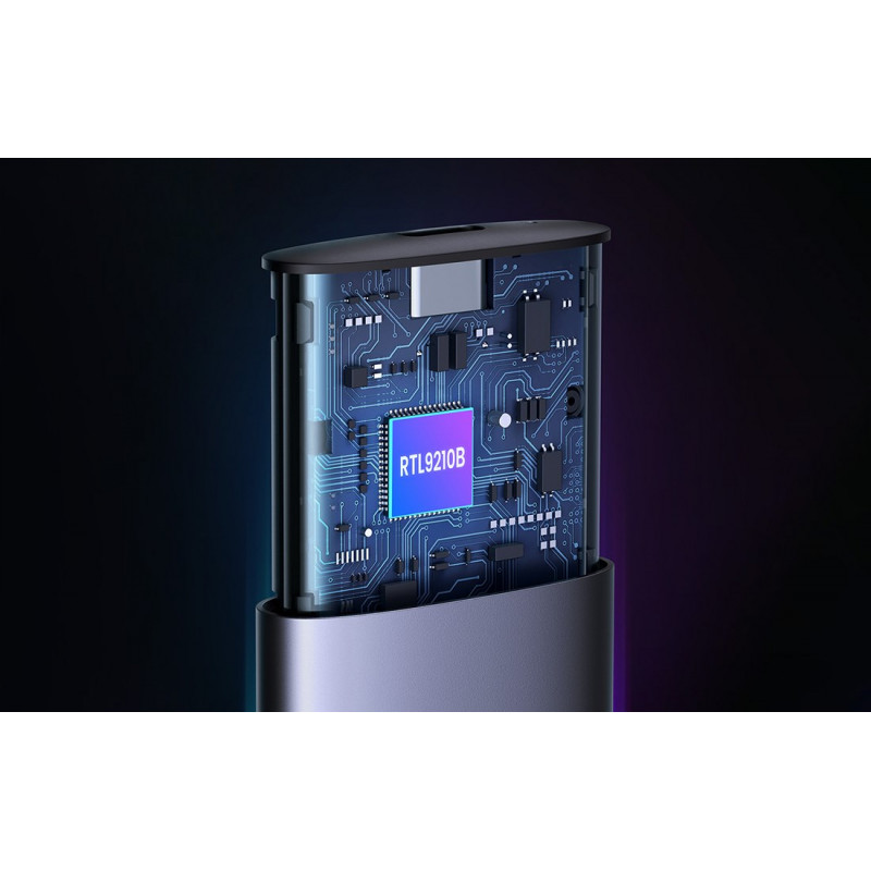 Ugreen CM400 90264 externý box na M.2 SSD, USB 3.2 Gen 2, sivý