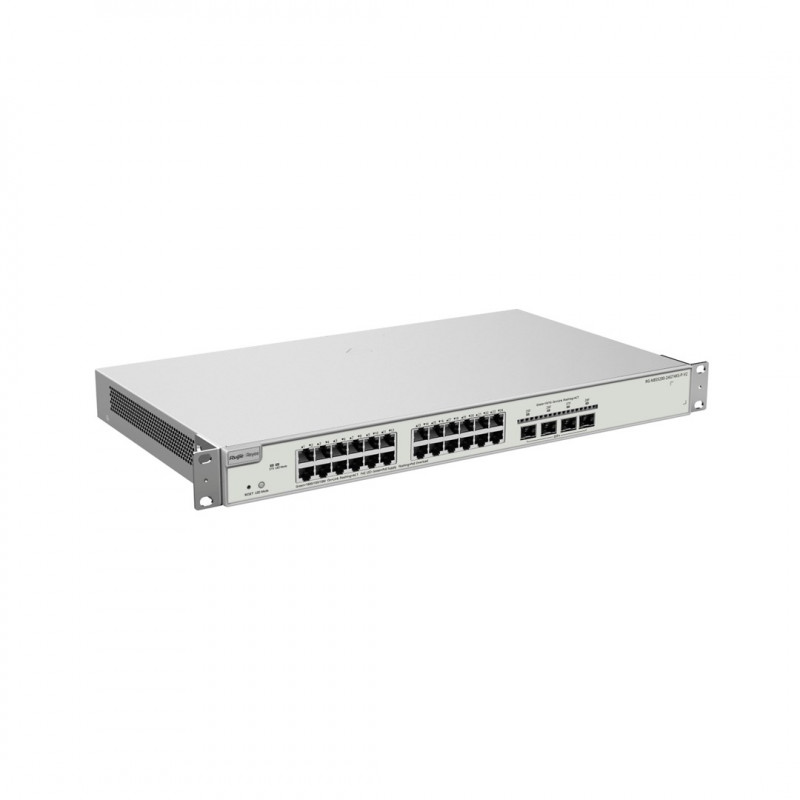 Reyee RG-NBS5200-24GT4XS-P-V2 spravovateľný PoE switch, 24 portov + 4x SFP+