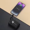 Dudao DDA344 powerbanka 10 000 mAh, PD 22,5 W, s vstavaným káblom, čierna