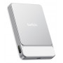 Belkin UltraCharge Pro Slim BPD022HQWH magnetický powerbank, 10000 mAh, 25 W, strieborný, s displejom