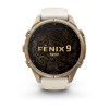 Garmin Fenix 9 Pro 010-04335-26 inteligentné hodinky, 43 mm, titán Autumn Gold, silikónový remienok krémový/francúzsky sivý