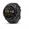 Garmin Fenix 9 Pro 010-04337-16 inteligentné hodinky, 51 mm, titán DLC Carbon Gray, silikónový remienok čierny/Pebble Grey