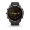 Garmin Fenix 9 Pro 010-04337-16 inteligentné hodinky, 51 mm, titán DLC Carbon Gray, silikónový remienok čierny/Pebble Grey