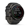 Garmin Fenix 9 Pro 010-04337-16 inteligentné hodinky, 51 mm, titán DLC Carbon Gray, silikónový remienok čierny/Pebble Grey