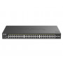 D-Link DGS-1250-52XP inteligentný prepínač L3 PoE, 48 x 10/100/1000