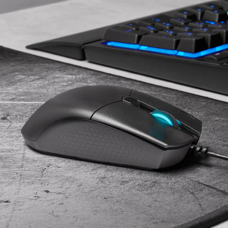 Corsair KATAR PRO CH-930C011-AP drôtová herná myš, 12 400 DPI, RGB, čierna