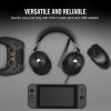 Corsair HS55 Surround CA-9011260-AP drôtový herný headset, Dolby Audio 7.1, karbónová čierna