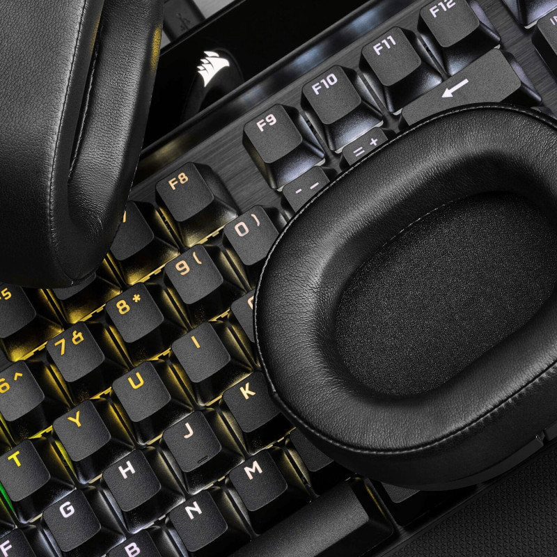 Corsair HS55 Surround CA-9011260-AP drôtový herný headset, Dolby Audio 7.1, karbónová čierna