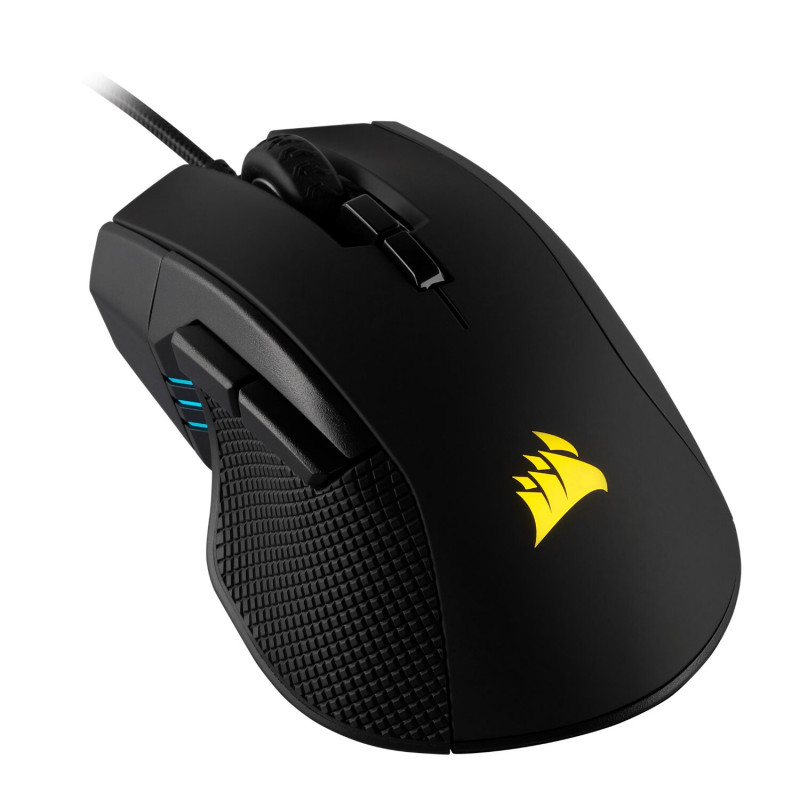Corsair IRONCLAW RGB CH-9307011-AP herná myš, 18000 DPI, čierna