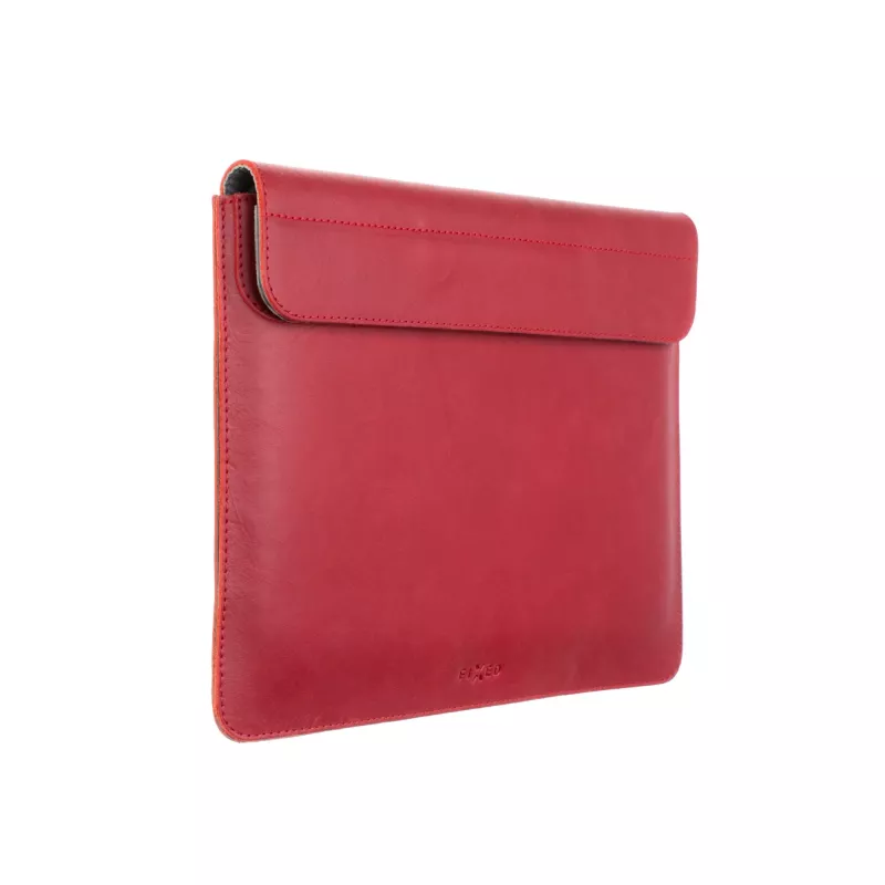 FIXED Oxford FIXOX2-PRO14-RD kožené puzdro pre Apple MacBook Pro 14 (2021/2023/2024), červené