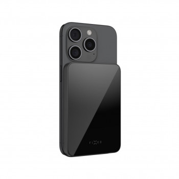 Fixed MagZen 10 Crystal externá batéria, Qi2, 10000 mAh, čierna