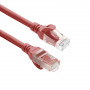 ACT FC1552 prepojovací kábel U/UTP CAT6A ultraflexibilný, 0,25 m, TPE, RJ45 s ochranou západky, červený
