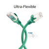 ACT FC2715 ultraflexibilný prepojovací kábel S/FTP CAT6A, 15 m, TPE, s ochranou proti zachytávaniu, zelený