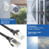 ACT FC2951 ultraflexibilný prepojovací kábel S/FTP CAT6A, 1,5 m, TPE, s ochranou proti zachytávaniu, čierny