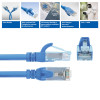 ACT FC1600 ultraflexibilný prepojovací kábel CAT6A U/UTP s konektormi RJ45, 0,5 m, TPE, s ochranou proti zachytávaniu, modrý