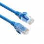 ACT FC1651 ultraflexibilný prepojovací kábel CAT6A U/UTP s konektormi RJ45, 1,5 m, TPE, s ochranou proti zachytávaniu, modrý