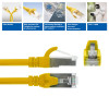 ACT FC2810 prepojovací kábel S/FTP CAT6A, 10 m, TPE, ultraohybný, s ochranou proti zachyteniu, RJ45, žltý