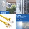 ACT FC2810 prepojovací kábel S/FTP CAT6A, 10 m, TPE, ultraohybný, s ochranou proti zachyteniu, RJ45, žltý