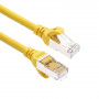 ACT FC2852 prepojovací kábel S/FTP CAT6A, 0,25 m, TPE, ultraohybný, s ochranou proti zachyteniu, RJ45, žltý