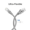 ACT FC1005 ultraflexibilný prepojovací kábel, U/UTP CAT6A, TPE, RJ45 s ochranou západky, 5 m, sivý