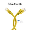 ACT FC1801 prepojovací kábel U/UTP CAT6A z TPE, ultraflexibilný, s konektormi RJ45, 1 m, žltý