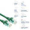 ACT FC1700 prepojovací kábel U/UTP CAT6A, TPE, ultraflexibilný, RJ45, 0,5 m, zelený