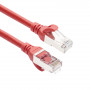 ACT FC2551 prepojovací kábel S/FTP CAT6A, 1,5 m, TPE, veľmi flexibilný, RJ45, červený