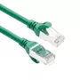 ACT FC2751 prepojovací kábel S/FTP CAT6A, 1,5 m, TPE, veľmi flexibilný, RJ45, zelený