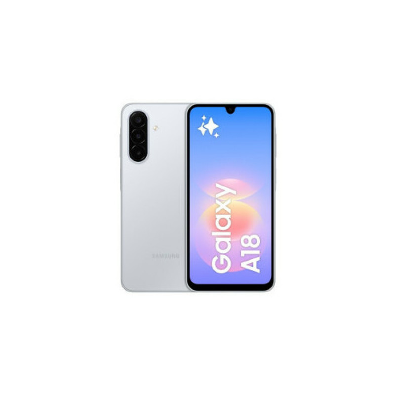 Samsung A18 4G smartfón, Dual SIM, 8 GB RAM, 256 GB, strieborný, OEM