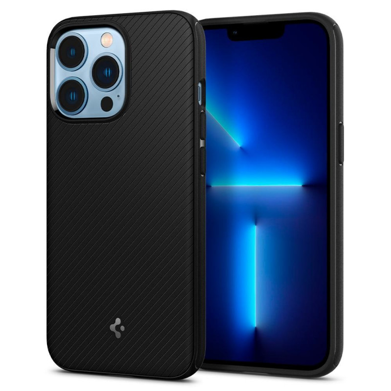 Spigen Mag Armor SPN1735BLK puzdro na Apple iPhone 13 Pro, MagSafe, matné čierne