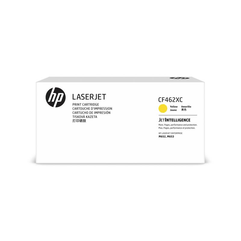 HP 656X (CF462XC) tonerová kazeta, žltá, Contract
