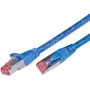 Wirewin Cat6 S/FTP RJ45 patch kábel, LSZH, doživotná záruka, modrý (PKW-PIMF-KAT6 15.0 BL)