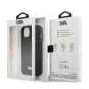 Karl Lagerfeld KLHCP13MSFMP2K pevné puzdro pre iPhone 13 / 14 / 15, Saffiano Plaque, čierne