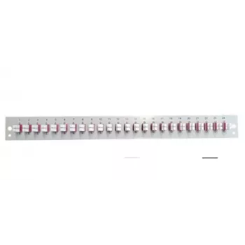 EFB Elektronik SB-FP-24SC-S-OS2 predný panel s 24 x LC duplex spojkami, OS2, sivý