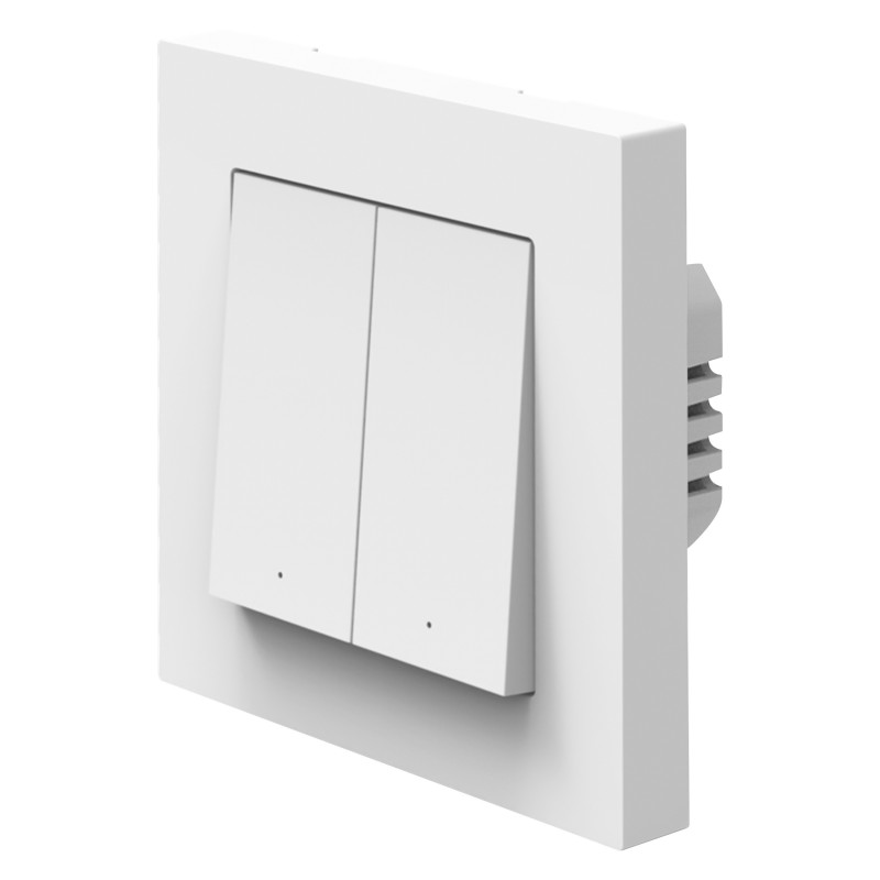 Osram SMART+ MATTER inteligentný nástenný vypínač, 2-kanálový, biely