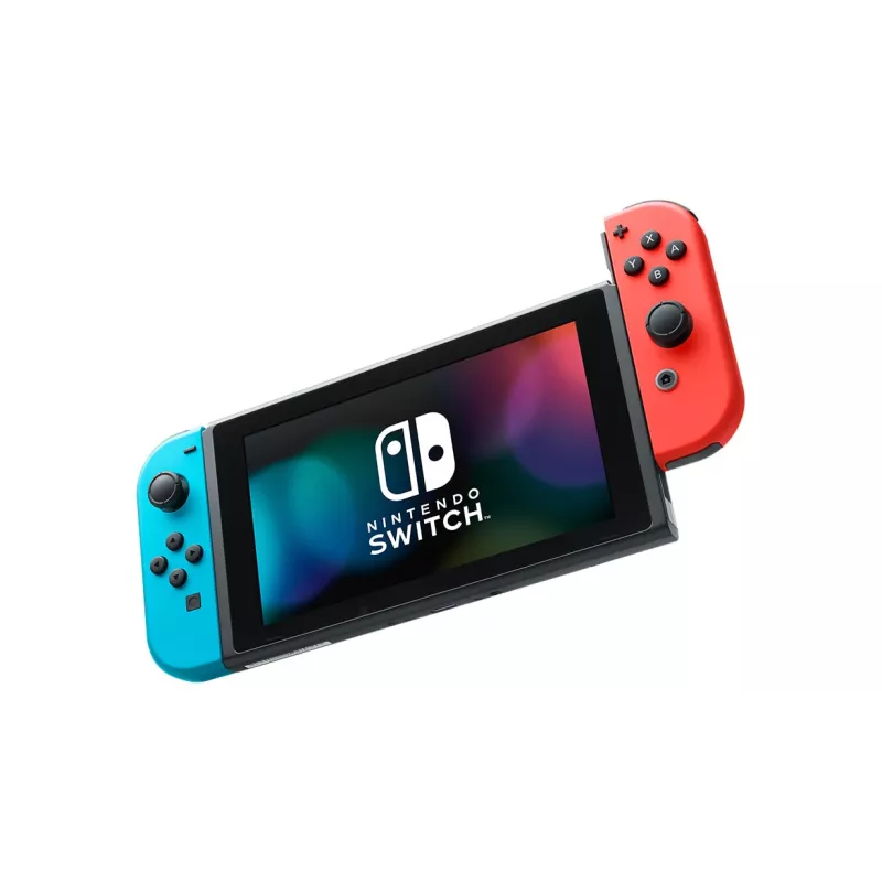 Nintendo Switch (nový prepracovaný model) prenosná herná konzola, čierna / modrá / červená, 15,8 cm (6,2 palca), 32 GB, Wi-Fi
