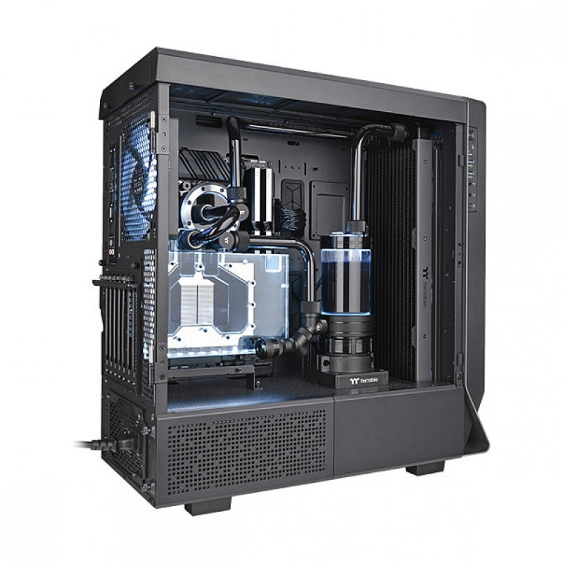 Thermaltake Pacific SR420 tenký radiátor pre svojpomocné kvapalinové chladenie, čierny