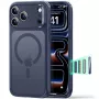 ESR Classic Hybrid MagSafe puzdro na iPhone 17 Pro / 18 Pro, matné modré